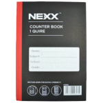 NEXX A4 - 1 Quire 96 Page Counter Book F/M